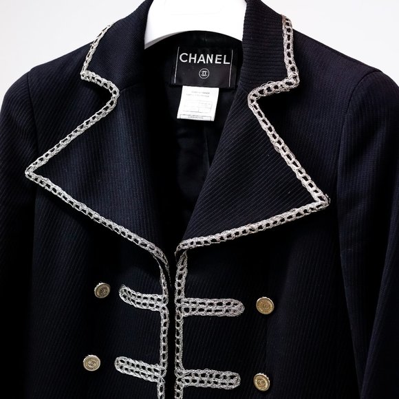 Chanel Spring 06 Chain Embroidered Nautical Jacket - Picture 3 of 15